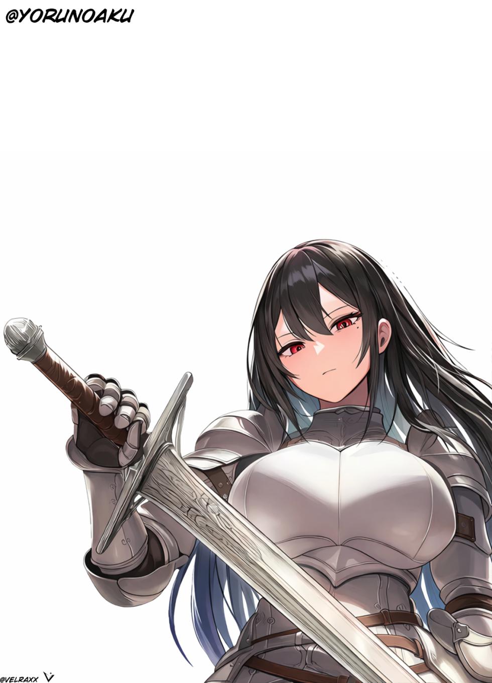 Female Knight Commander, Humiliated Fall NTR - The Day My Admired Commander Ortina Lost - Yoru Akubi Shōtai [AI Generated] - Page 40