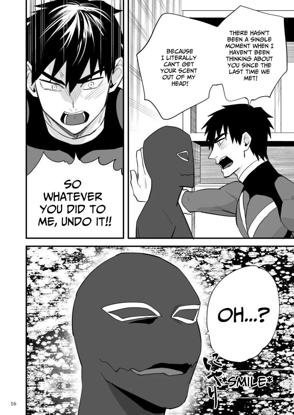 [Asakawaya (Asakawa Yuki)] Hero Red, Shitappa  Sentouin ni Osujuu Saimin Sarete Shimau  | The Red Hero, Enthralled By A Lowly Henchman [English] [Eddin] [Digital] - Page 17