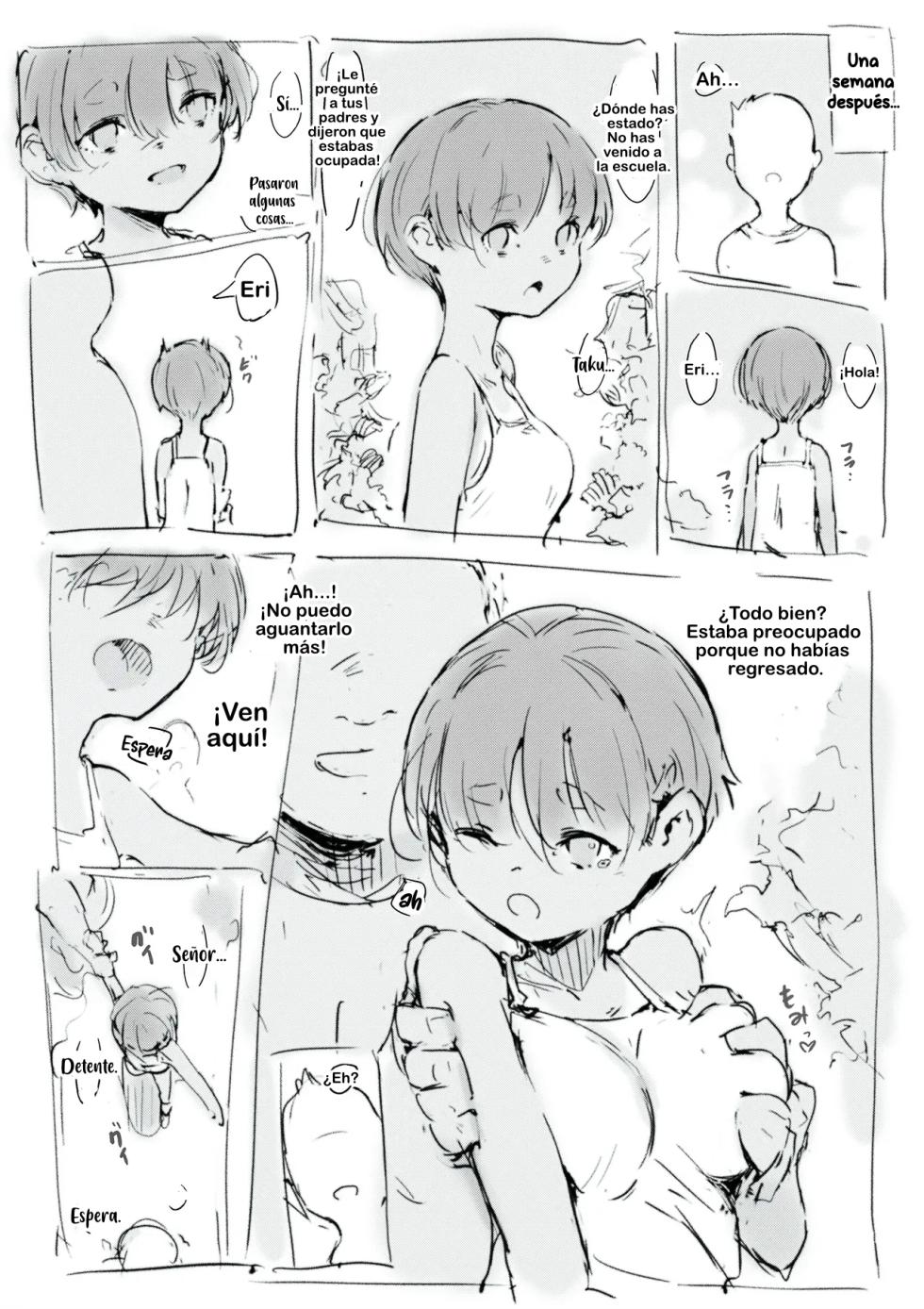 [Nanashi no Chinpoppu] Natsu no Omoide | Recuerdos de Verano [Spanish] [Kotori] - Page 11