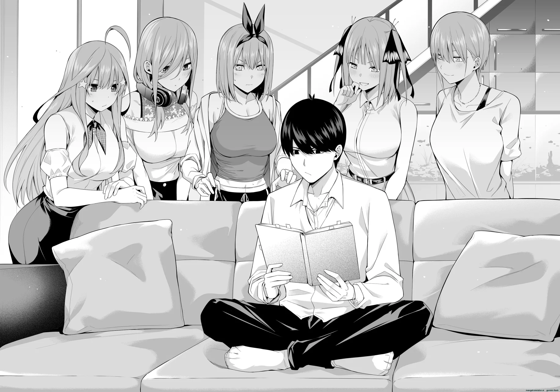 [Bad Mushrooms (Chicke III, 4why)] Igai no Hatsutaiken - 1／5 no Renai Kanjou｜1／5 de Romance - Una Primera Experiencia Inesperada (Gotoubun no Hanayome) [Spanish] [Academia Hebijo] [Decensored] [Digital] - Page 31