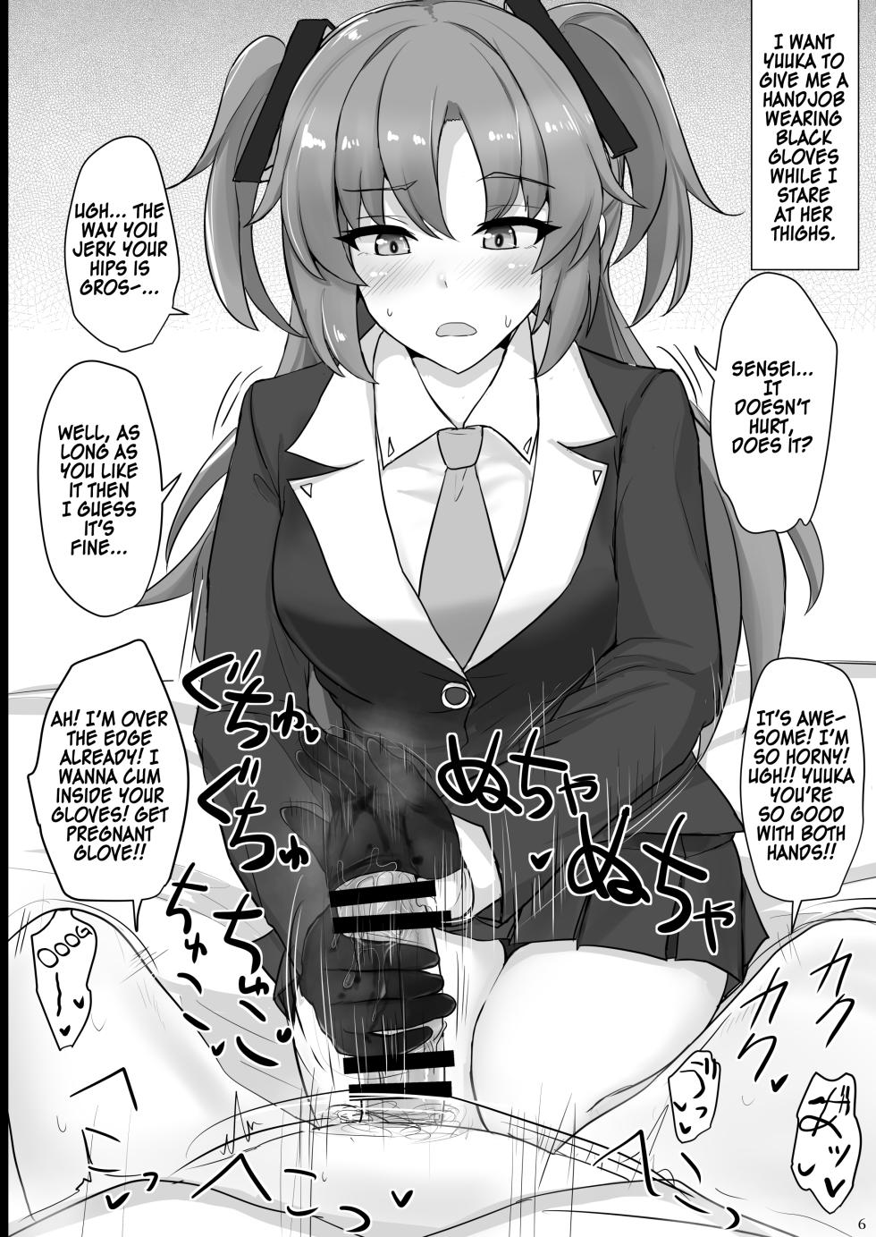 [Hakuginmokusei (Poshi)] Hayase Yuuka no Futomomo de Nukitai (Blue Archive) [English] [TSHH] [Digital] - Page 5