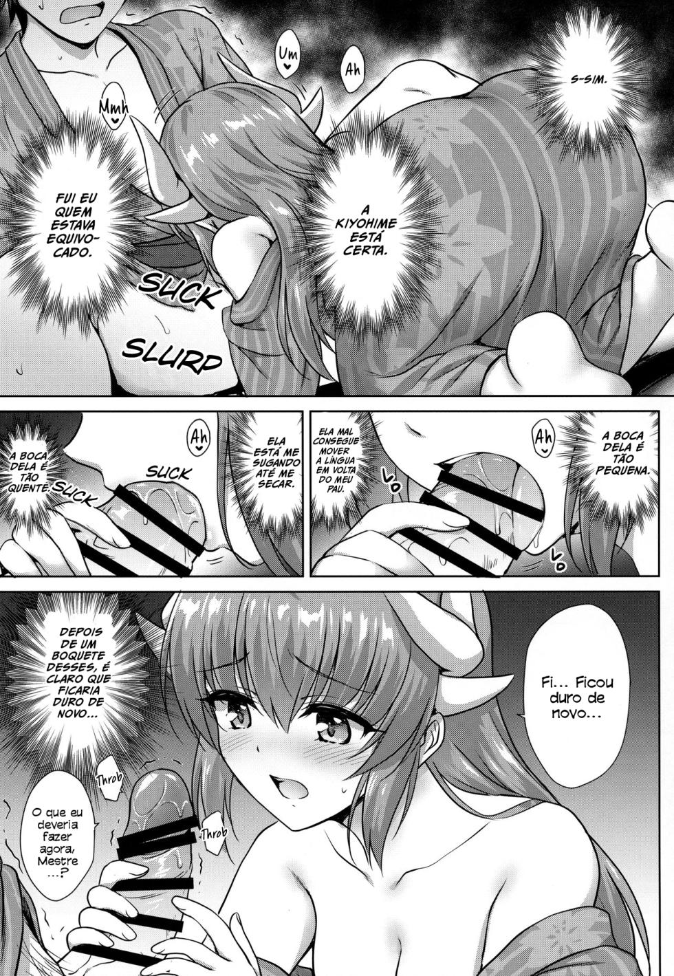 (COMIC1☆14) [54BURGER (Marugoshi)] Kiyohime Onsen | Banho termal da kiyohime (Fate/Grand Order) [Portuguese-BR] - Page 10
