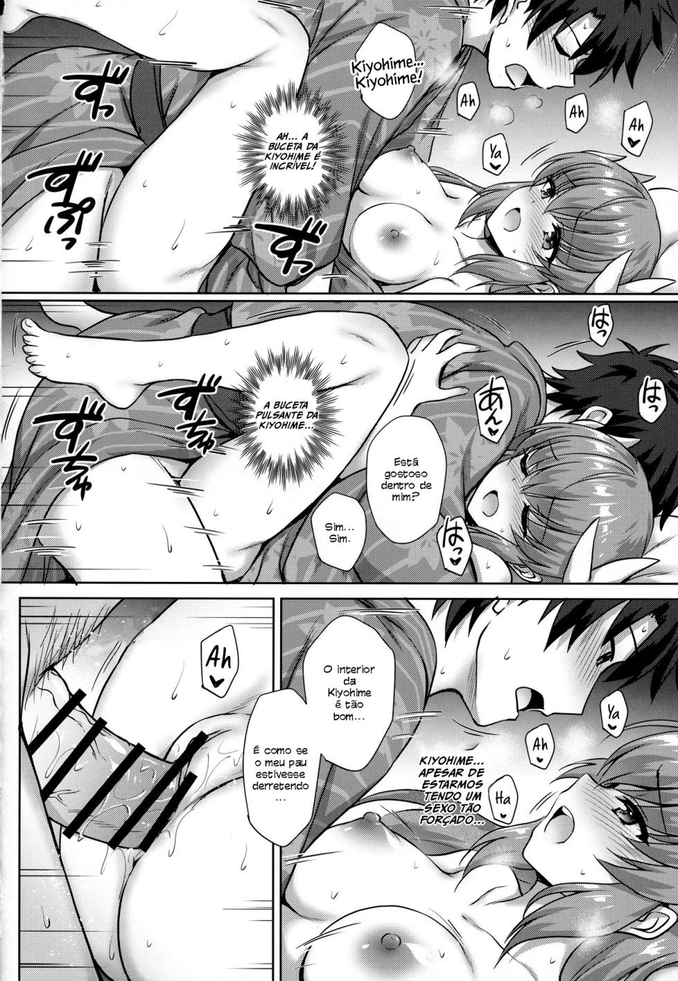 (COMIC1☆14) [54BURGER (Marugoshi)] Kiyohime Onsen | Banho termal da kiyohime (Fate/Grand Order) [Portuguese-BR] - Page 13