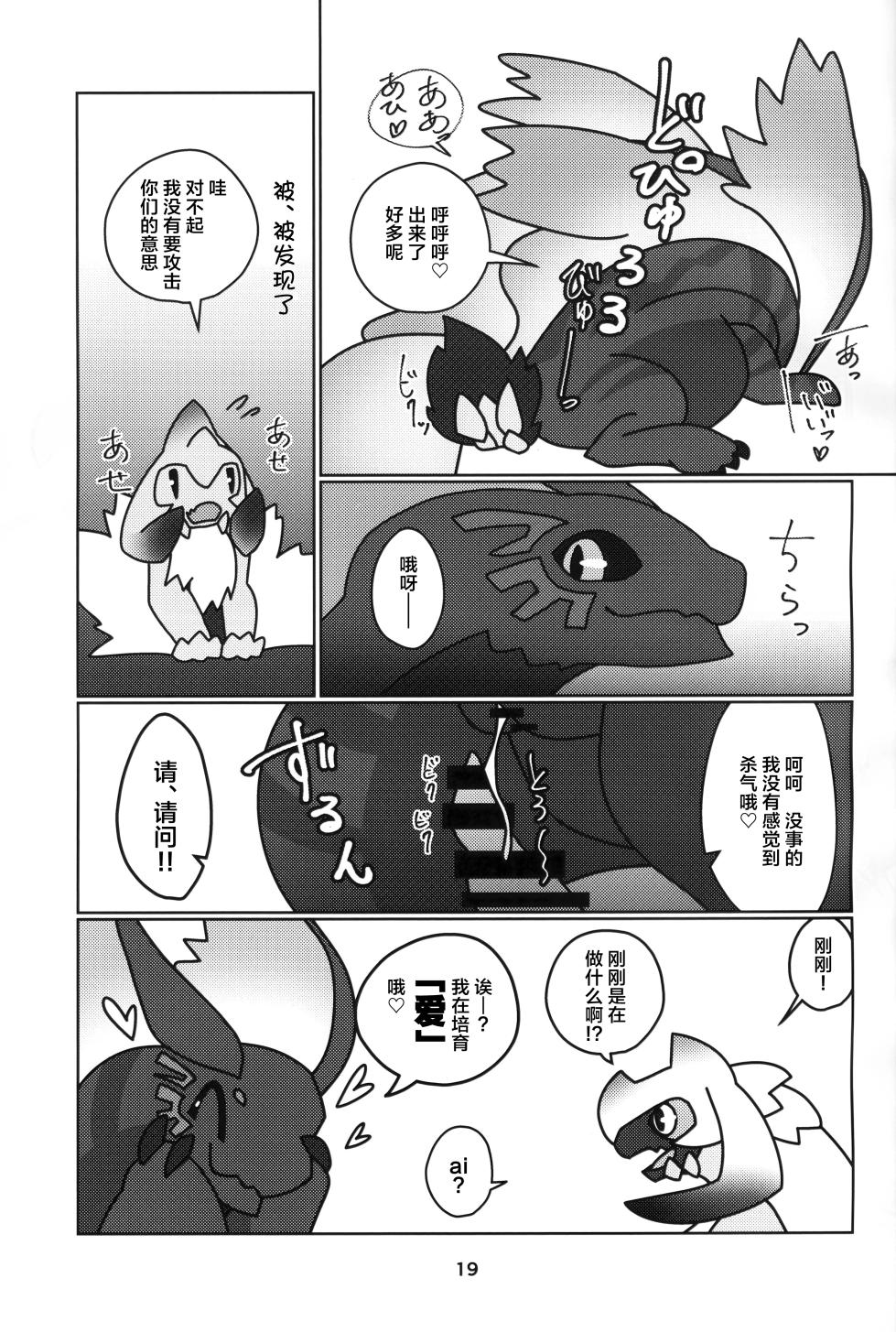 (Kansai Kemoket 10) [Daaonzu Yoryusho (Daaon)] Kusarijin no Ato ni Yume o Takushite | 将梦想寄托于锁刃的痕迹 (Monster Hunter) [Chinese] [ZX个人汉化] - Page 20