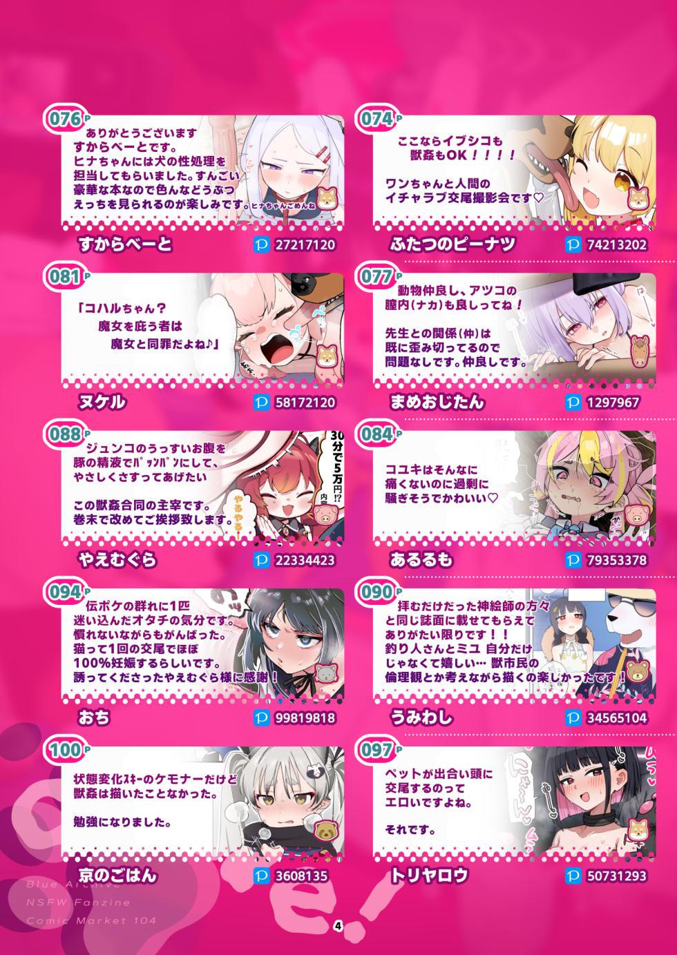 [HarmoNeaR (Various)] BluArch Juukan Goudoushi Sow do on me! vol. 1 | Blue Archive Beastiality Anthology Sow do on me! vol. 1 (Blue Archive)  [English]  [Aishi21] [Digital] - Page 4