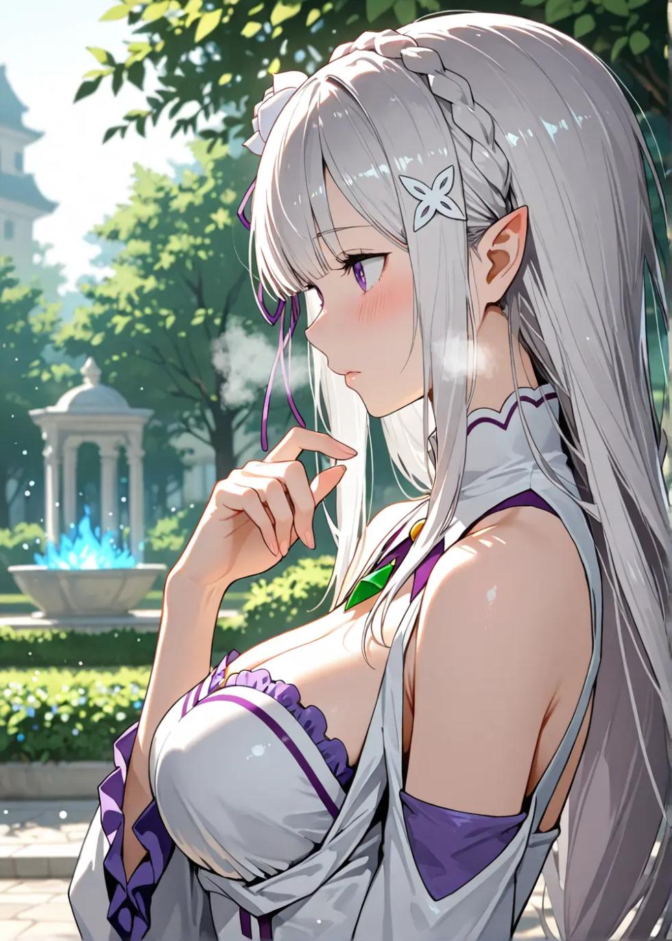 [KALA AI NSFW (VAMA)] - Emilia (Re: Zero) (Patreon) (AI Generated) - Page 1