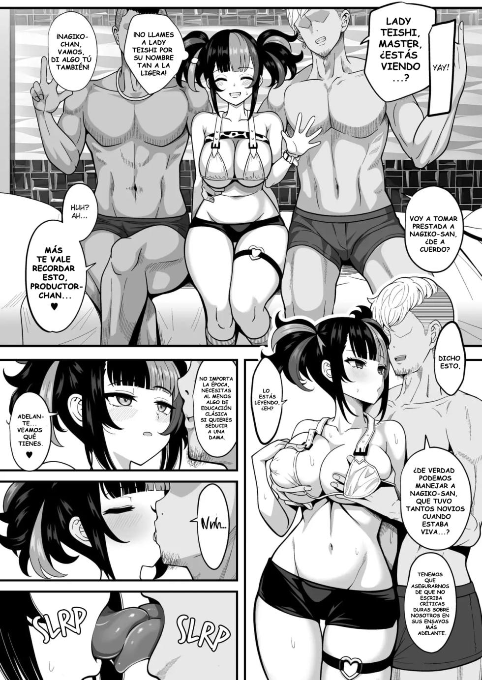 [Nyala Ponga (Sekai Saisoku no Panda)] Mizugi Nagiko-san ga Toshishita Joushi to Master no Netorase Shumi ni Tsukiau Hon (Fate/Grand Order) [Spanish] [Digital] - Page 8
