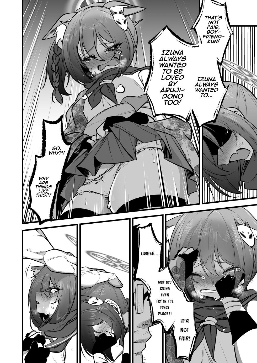 [Akagai (Mine Thrower)] Izuna-chan no Kareshi o Izuna-kun ni Shite Sensei no Kanojo ni Shite Ageru Gainen | The Concept of Turning Izuna-chan's Boyfriend Into Izuna-chan, Then Your Girlfriend (Blue Archive) [English] [mysterymeat3] [Digital] - Page 31