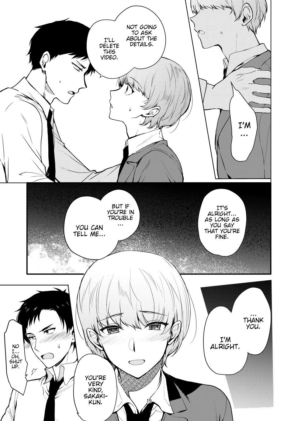 [downbeat (Kirimoto Yuuji)] Josou Haishinsha Ryoujoku 2 ~Doukyuusei mi Bare Nama Haishin~ | Crossdressing Streamer 2 ~Exposed Live to His Classmate.~ [English] [Poranya] [Digital] - Page 18
