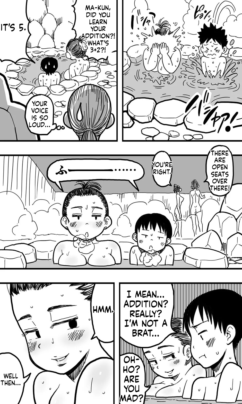[polbockle] A boy who accidentally enters the women's bath has steamy sex with a kind mature woman (English) - Page 25