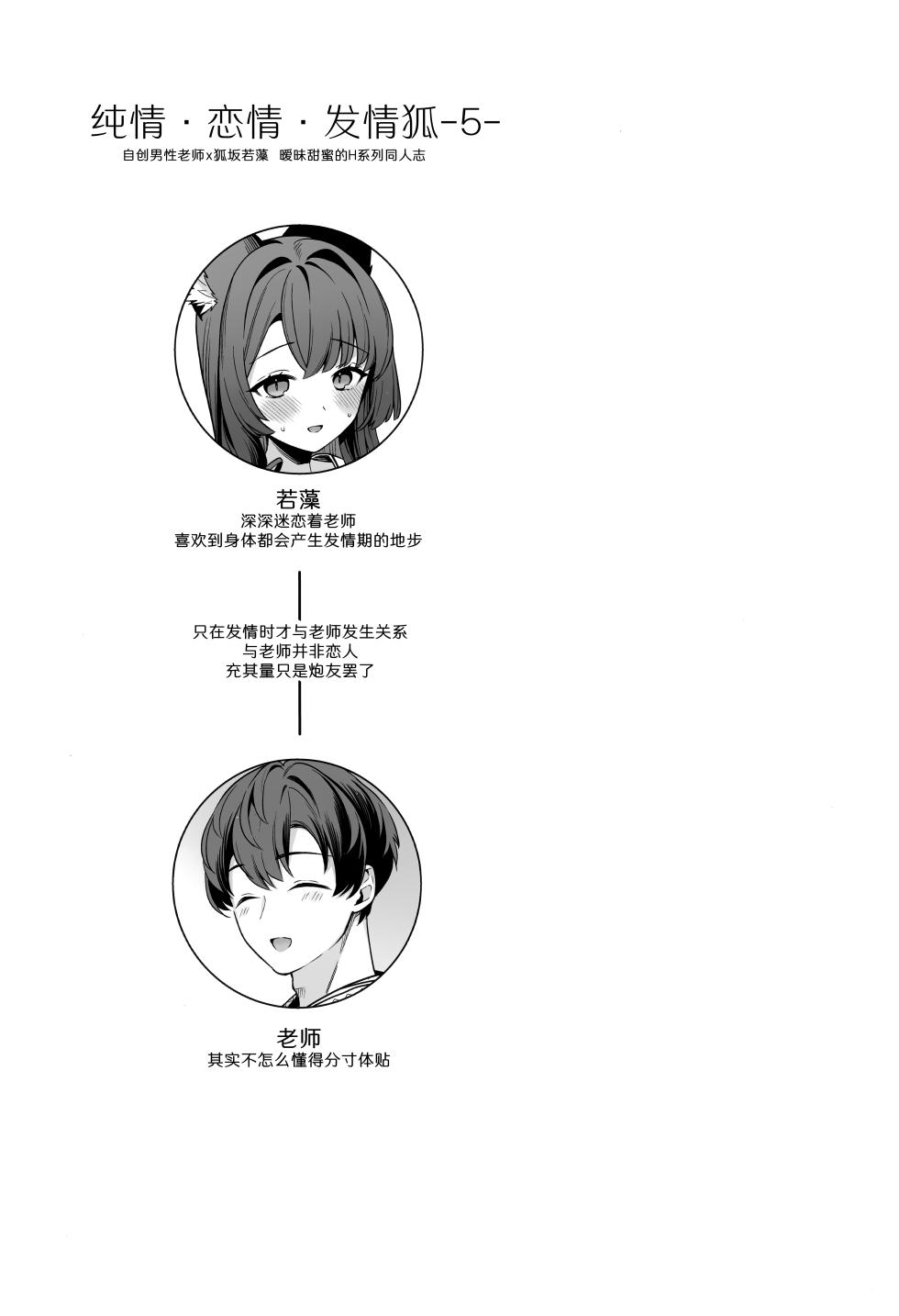 (C107) [NOMIYAGUMI (Ichinomiya)] Junjou Renjou Hatsujou Kitsune -5- | 纯情恋情发情狐 -5- (Blue Archive) [Chinese] [欶澜汉化组] - Page 3