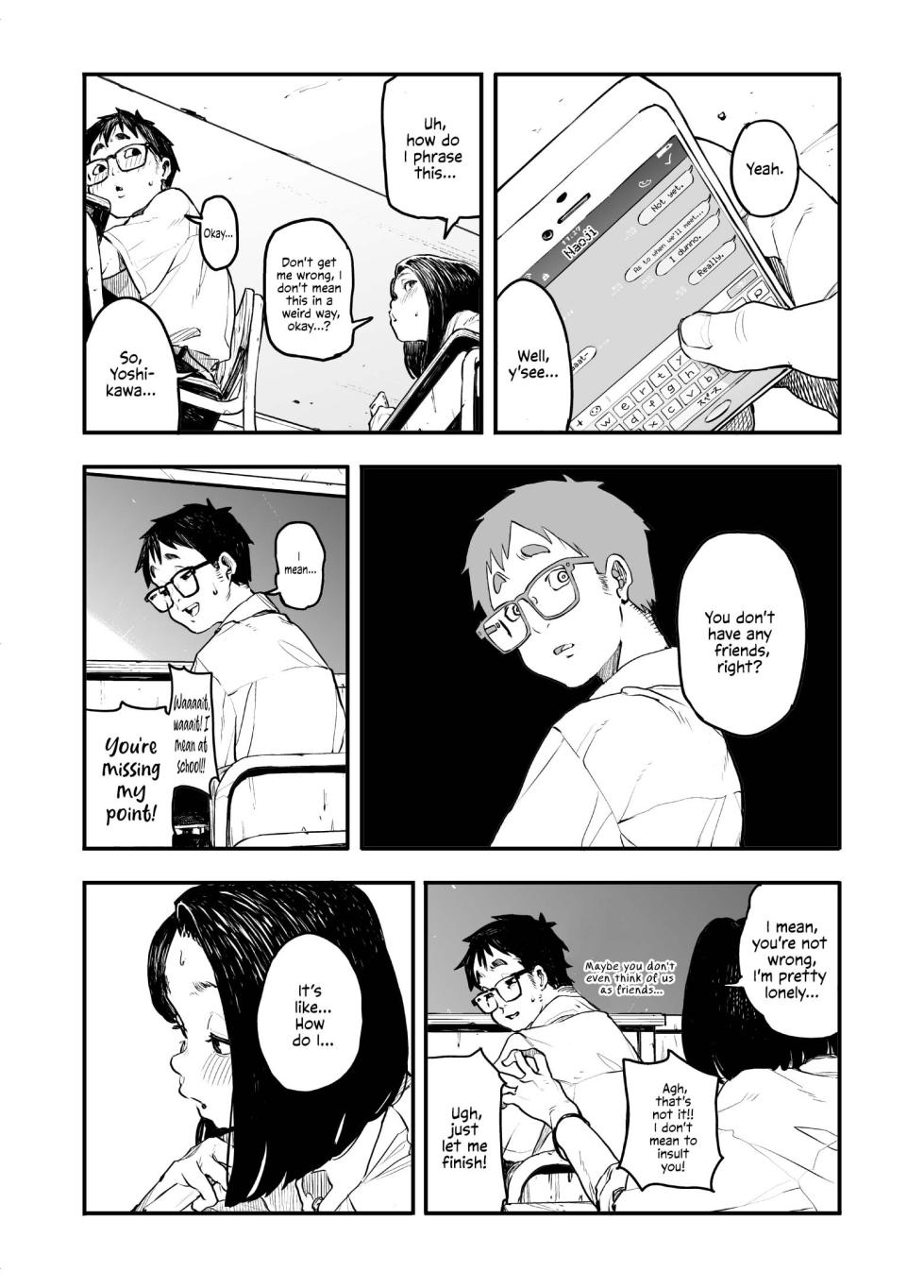 [Takayanagi Katsuya] Onnanoko ni Ashi no Nioi o Kakunin Shitekure to Tanomareru Hanashi [English] [Your Deer Friends Black] - Page 5