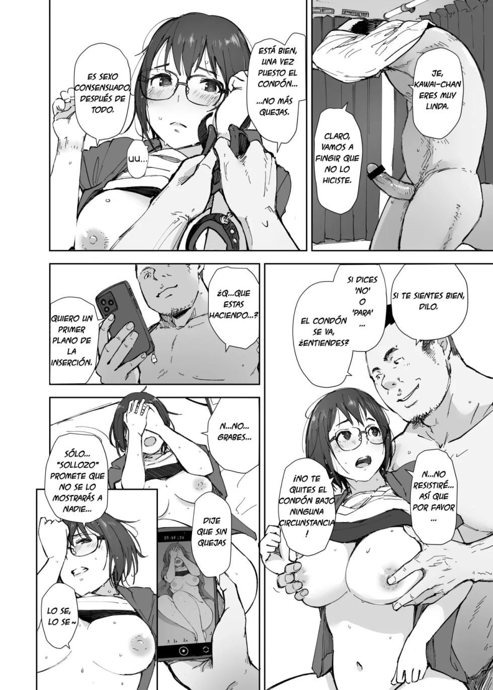 [Arakureta Monotachi (Arakure)] Senpai no Dekai Kuruma ga Boku no Kanojo o Nosete Hageshiku Yureru｜El Gran Auto de Senpai se Sacude Violentamente con Mi Novia Abordo [Spanish] [tumadre] [Digital] - Page 25