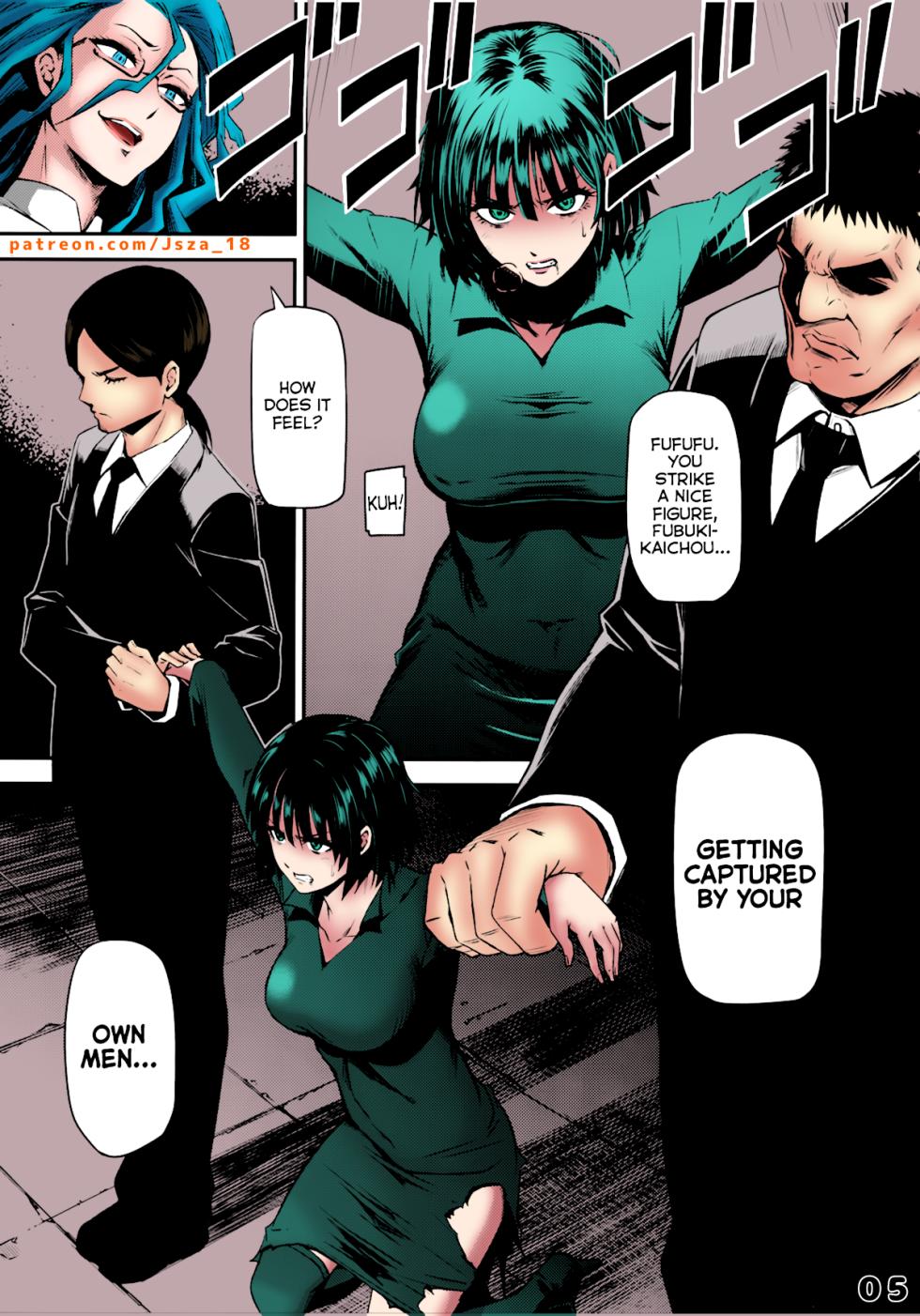 (C88) [Kiyosumi Hurricane (Kiyosumi Hurricane)] ONE-HURRICANE - Toraware no Fubuki (One Punch Man) [English] [Colorized] - Page 6