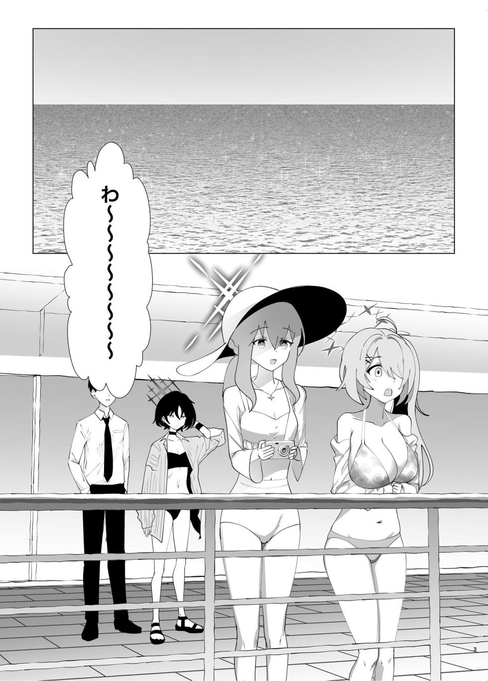 [Garasu Hokou] Summer Time Squad (Blue Archive) [Digital] - Page 3