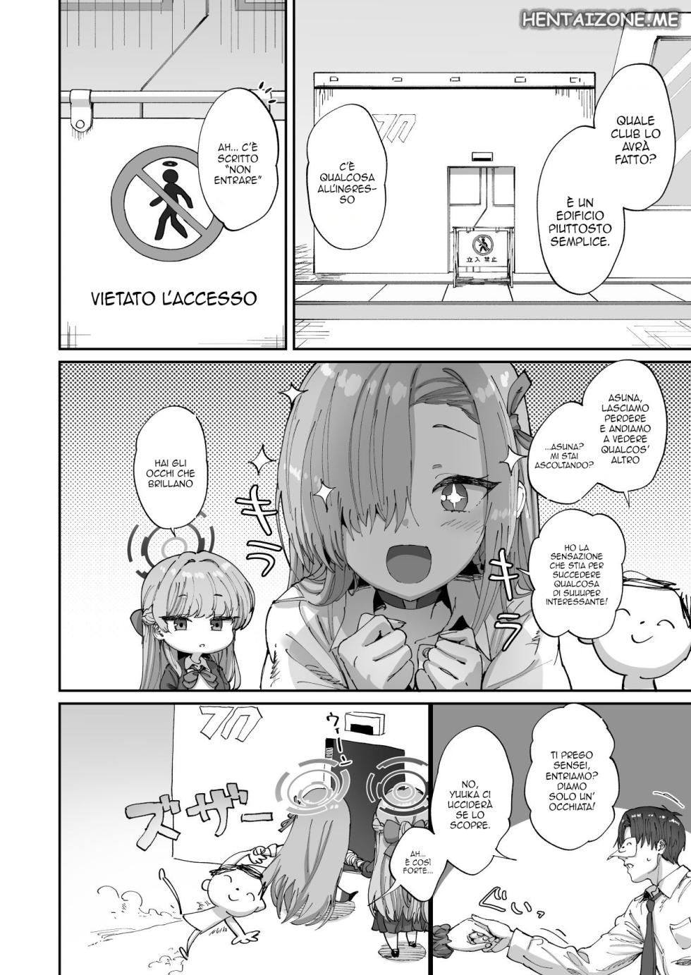 [Hikagemon (Tenpiboshi)] Asuna to Toki to Sex Shinai to Derarenai Heya | Il sensei e le sue due studentesse preferite (Blue Archive) [Italian] [Digital] - Page 3