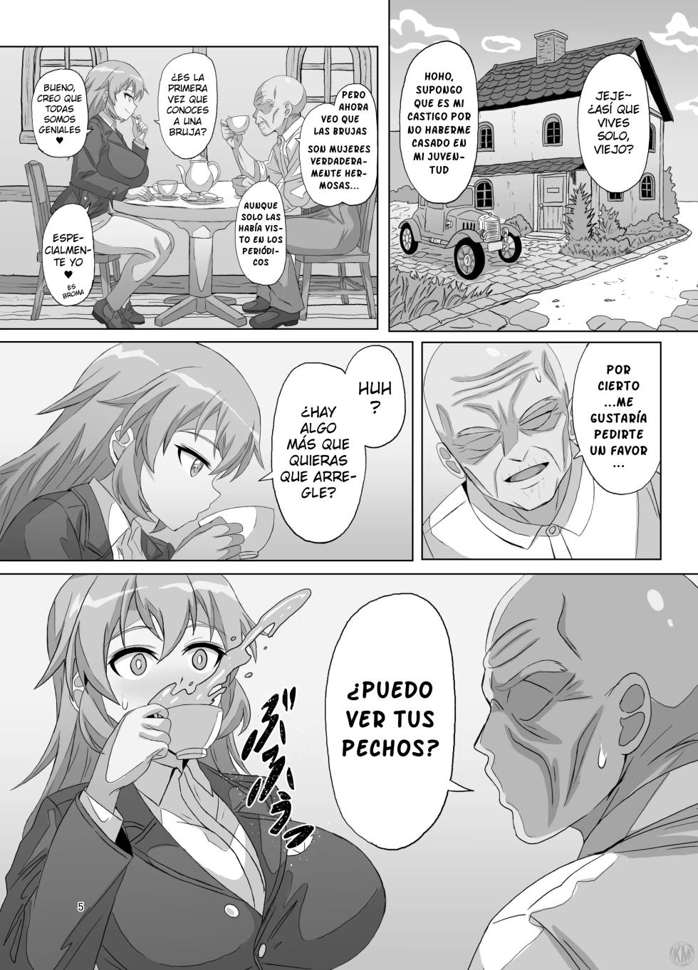[Grand Chario (Arobiro)] SLOW MEETS SPEED｜LA LENTITUD SE ENCUENTRA CON LA VELOCIDAD (Strike Witches) [Spanish] [KnightsMighty] - Page 5