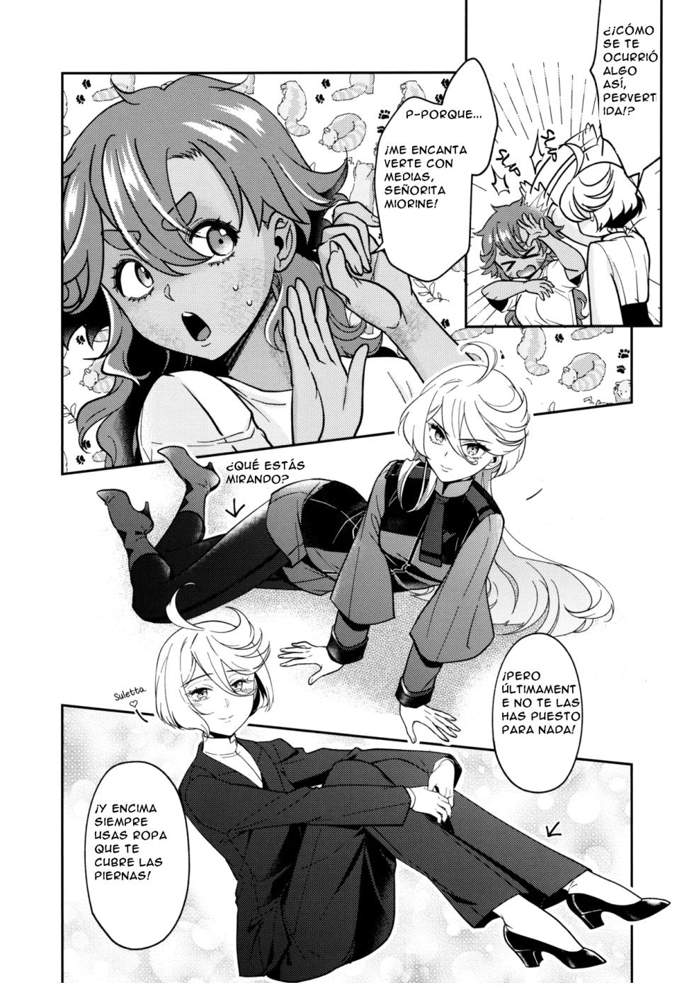(C103) [Soramimi (Mytyl)] Oyome-san no Gohoubi | The Bride's Reward (Mobile Suit Gundam: The Witch from Mercury) [Spanish](CristoferDeLosAndes) - Page 8