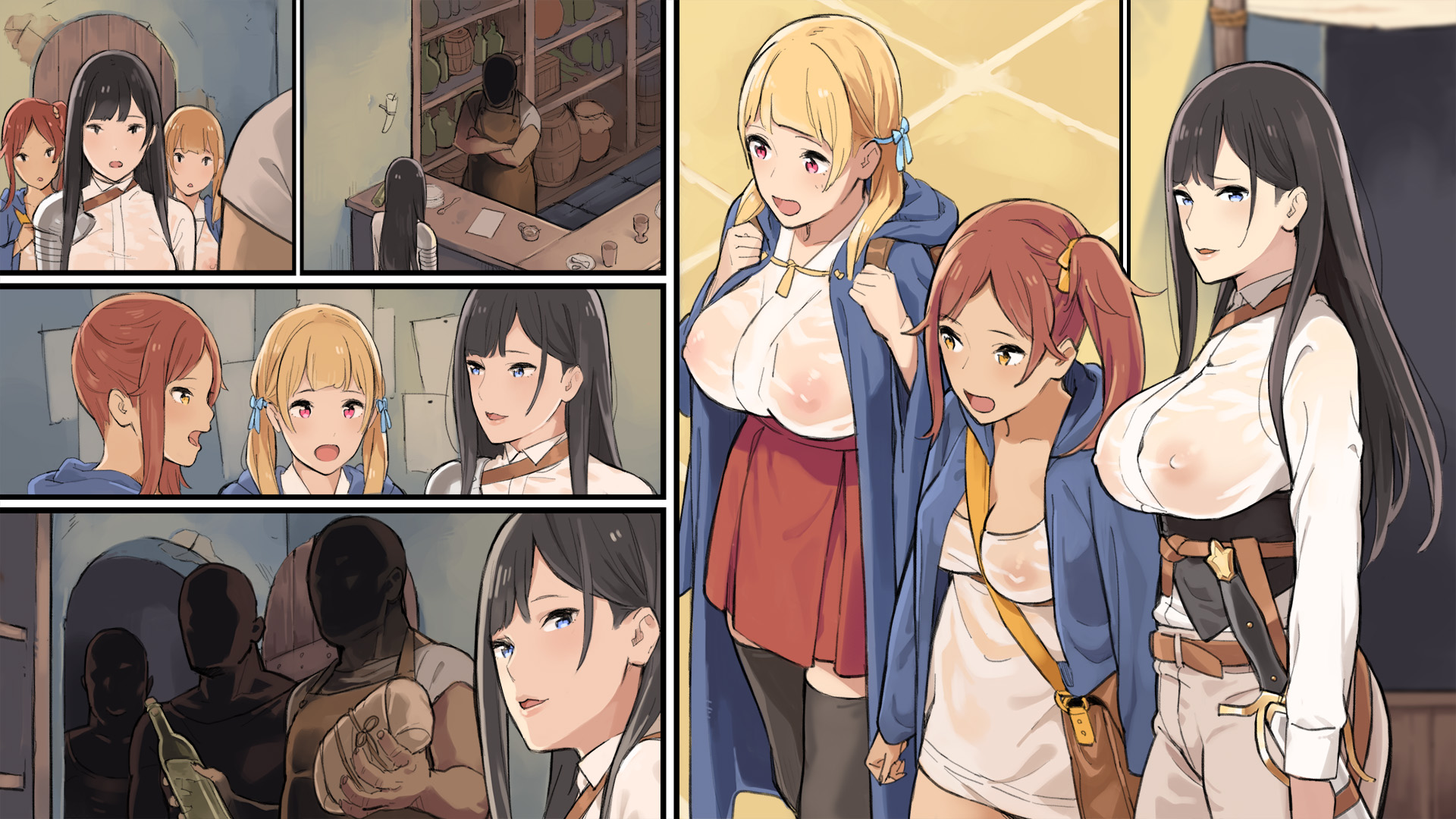 [Irotenya] Onna Boukenshatachi ga Sabaku no Oasis ni Tachiyoru to......2 [Spanish] - Page 39