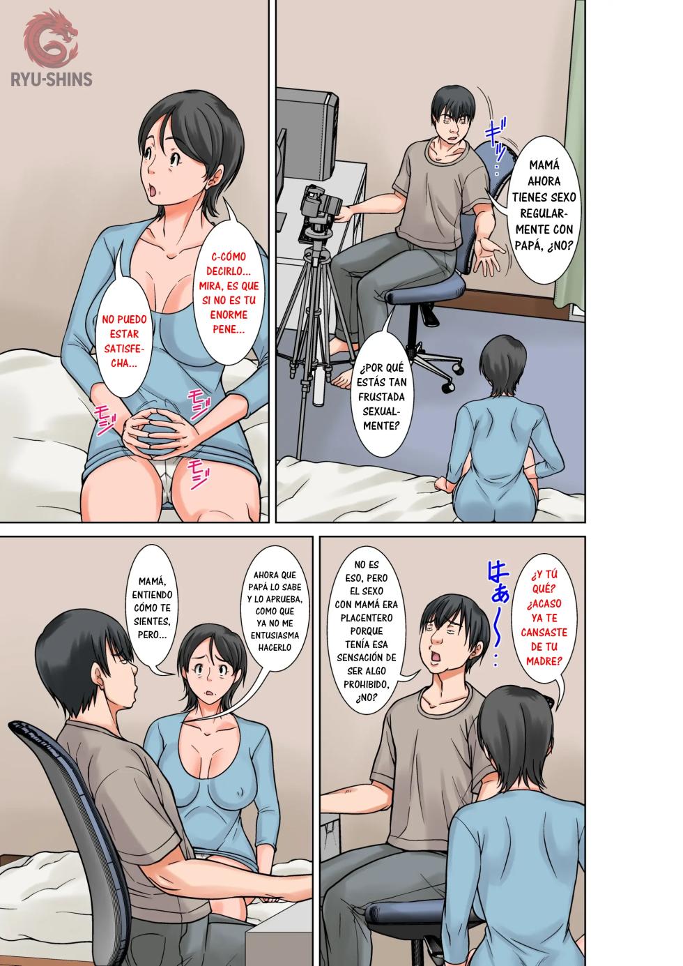 [Hoyoyodou] Kora! Anta Hahaoya o Kudoite Nani Shiyoutteiu no! ~Katsuo Hitorigurashi Hen~ Kanketsu｜¡Oye! ¿Qué Pretendes Seduciendo a Tu Madre？~La Vida en Solitario de Katsuo~ Final [Spanish] [RYU-SHINS] - Page 5