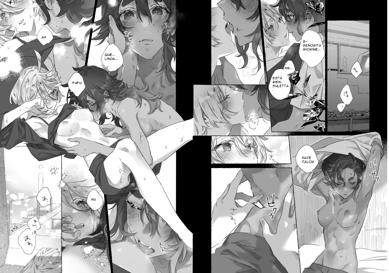 [Sleeper (Nekomura)] Akai Ookami to Mayonaka no Dance - Waltz With a Red Wolf in the Middle of the Night (Mobile Suit Gundam: The Witch from Mercury) [Digital](Spanish)(CristoferDeLosAndes) - Page 9