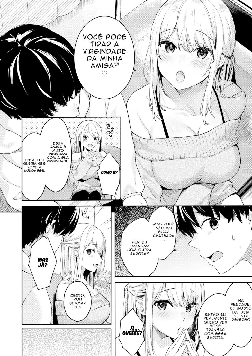 [Bekotarou] Virgin & Girlfriend & Netorare [Portuguese] [Descensored] - Page 4