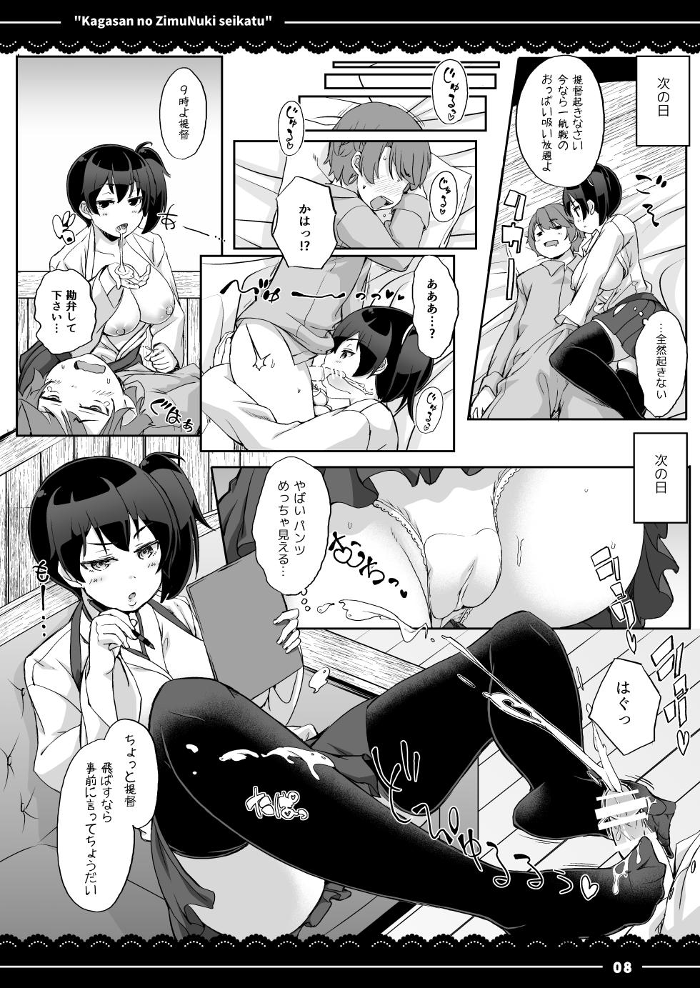 [Ito Life] Kaga-san no Jimunuki Seikatsu (Kantai Collection -KanColle-) [Digital] - Page 9