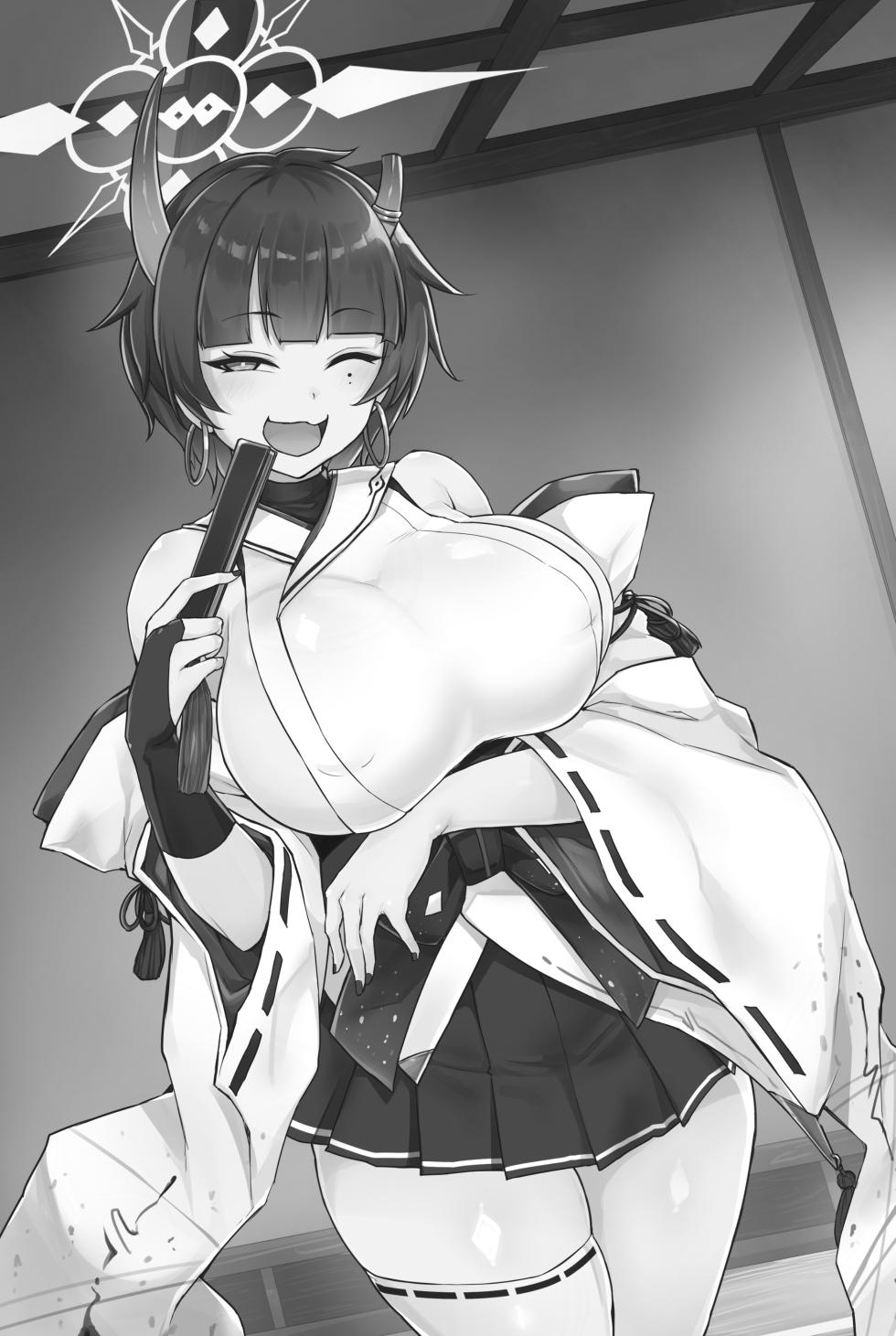 [seikonjirushi (Sucota)] Niyaniya Kao ga Torokeru made Pakopako suru Hanashi | 비웃던 얼굴이 녹아내릴 때까지 박아대는 이야기 (Blue Archive) [Korean] [Reminiscencely] [Digital] - Page 2