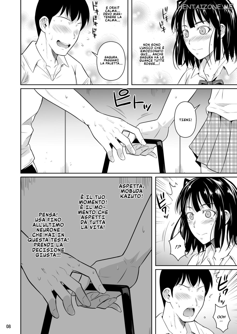 [Shoot The Moon (Fuetakishi)] Bocchi no Mob ga Tadashii Sentaku o Shite Seiso Shoujo to Tsukiau. 1-2 | Un solitario fa le scelte giuste ed esce con una ragazza a modo. Ovviamente c'è anche il sesso. 1-2 [Italian] - Page 9