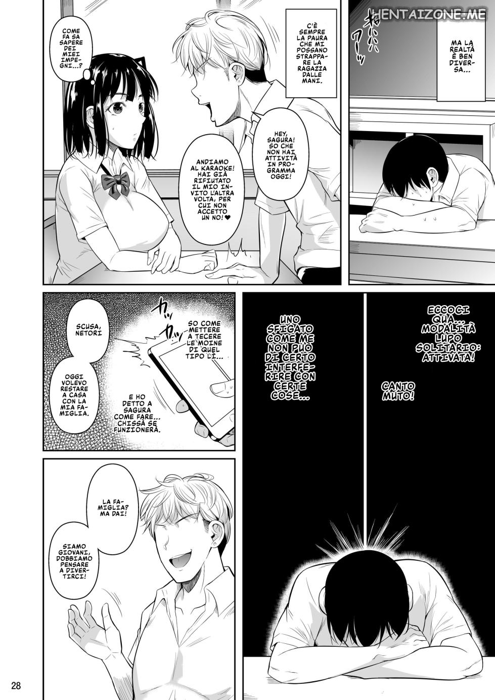 [Shoot The Moon (Fuetakishi)] Bocchi no Mob ga Tadashii Sentaku o Shite Seiso Shoujo to Tsukiau. 1-2 | Un solitario fa le scelte giuste ed esce con una ragazza a modo. Ovviamente c'è anche il sesso. 1-2 [Italian] - Page 29