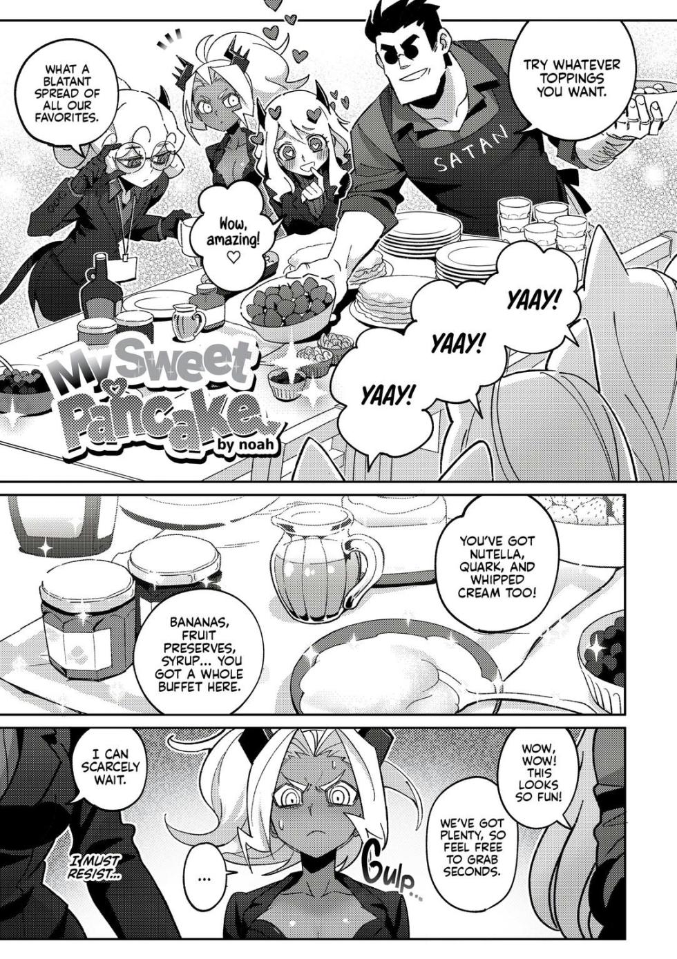 [Noaharbre] My sweet pancake (Helltaker) [English] - Page 1