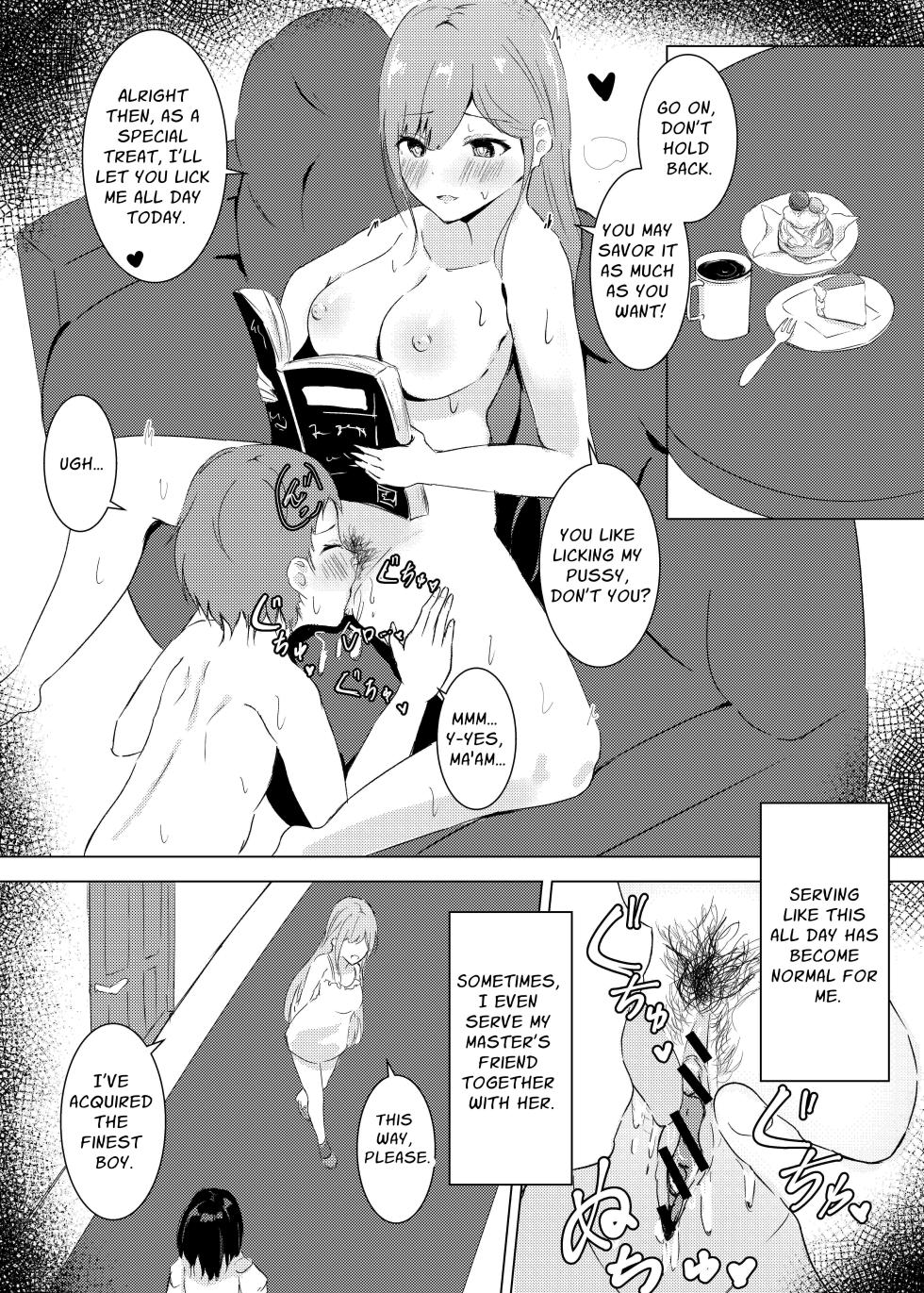 [Arukadenoe (Noe)] Kyou mo Manko ni Gohoushi Shiro | Serve My Pussy [English] [TeamR18] [Digital] - Page 8