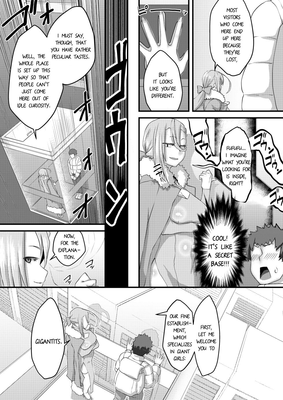 [I-Raf-you (Yomoyama Sandwich)] Kyodai Musume Fuuzokuten GIGANTITS e Youkoso!! | Welcome to GIGANTITS, a Brothel Focused on Giantesses!! (Microne Magazine Vol. 90) [English] [Naellea] [Digital] - Page 3