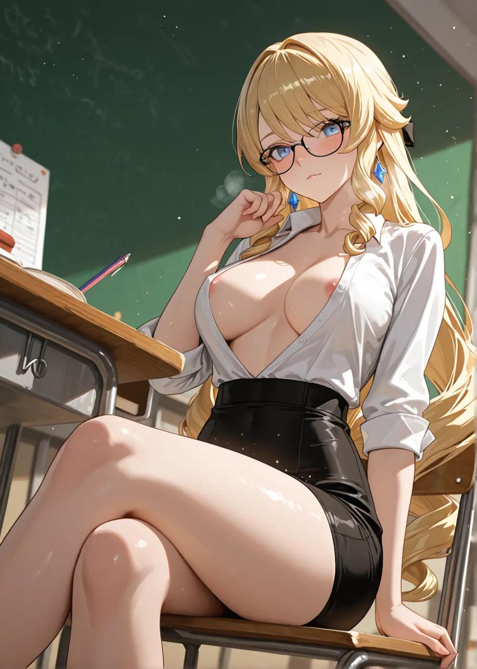 [KALA AI NSFW (VAMA)] - Navia (Genshin Impact) (Patreon) (AI Generated) - Page 35