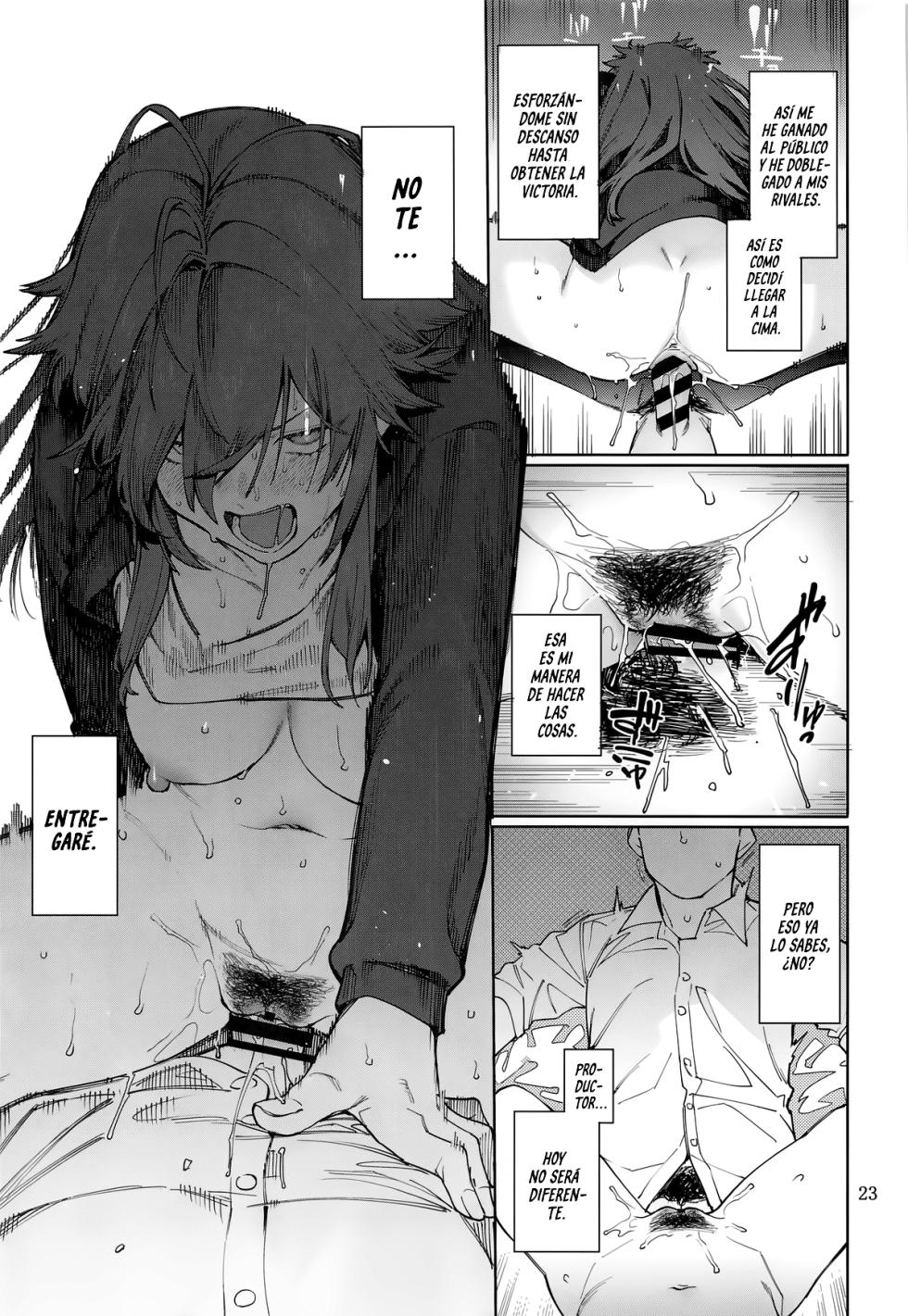 [DogStyle (Menea the Dog)] Hatsuboshi Cream Pie Vol.2 Hatsuboshi Katakoi Ninniku Aburamashimashi (GAKUEN iDOLM@STER) [Spanish] - Page 22