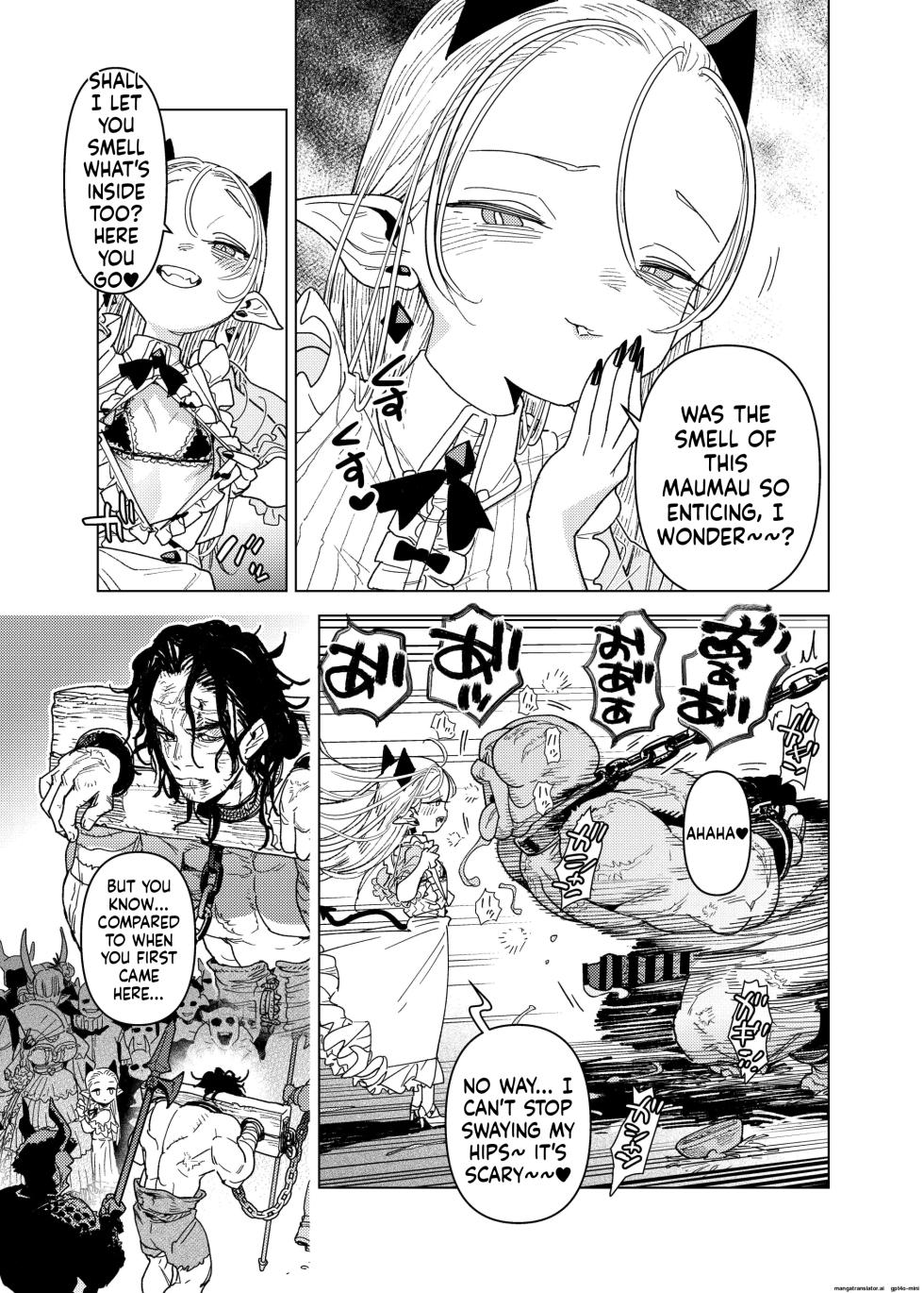 [Ura no Sho (Ura no Kyuu)] Mazoku Reijou, Maumau-sama Koi o Suru. | The demon lady, Mau Mau, falls in love  [English]  [Digital] - Page 7