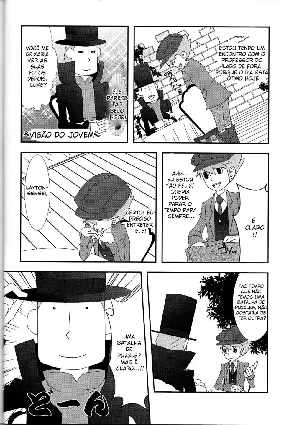 (C79) [Freeplay (Reina, Yashiyo)] Barairo Seishun Teidenki (Professor Layton) [Portuguese-BR] - Page 5
