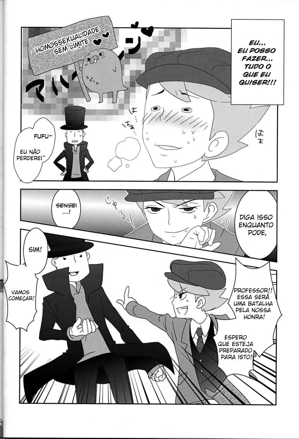 (C79) [Freeplay (Reina, Yashiyo)] Barairo Seishun Teidenki (Professor Layton) [Portuguese-BR] - Page 7