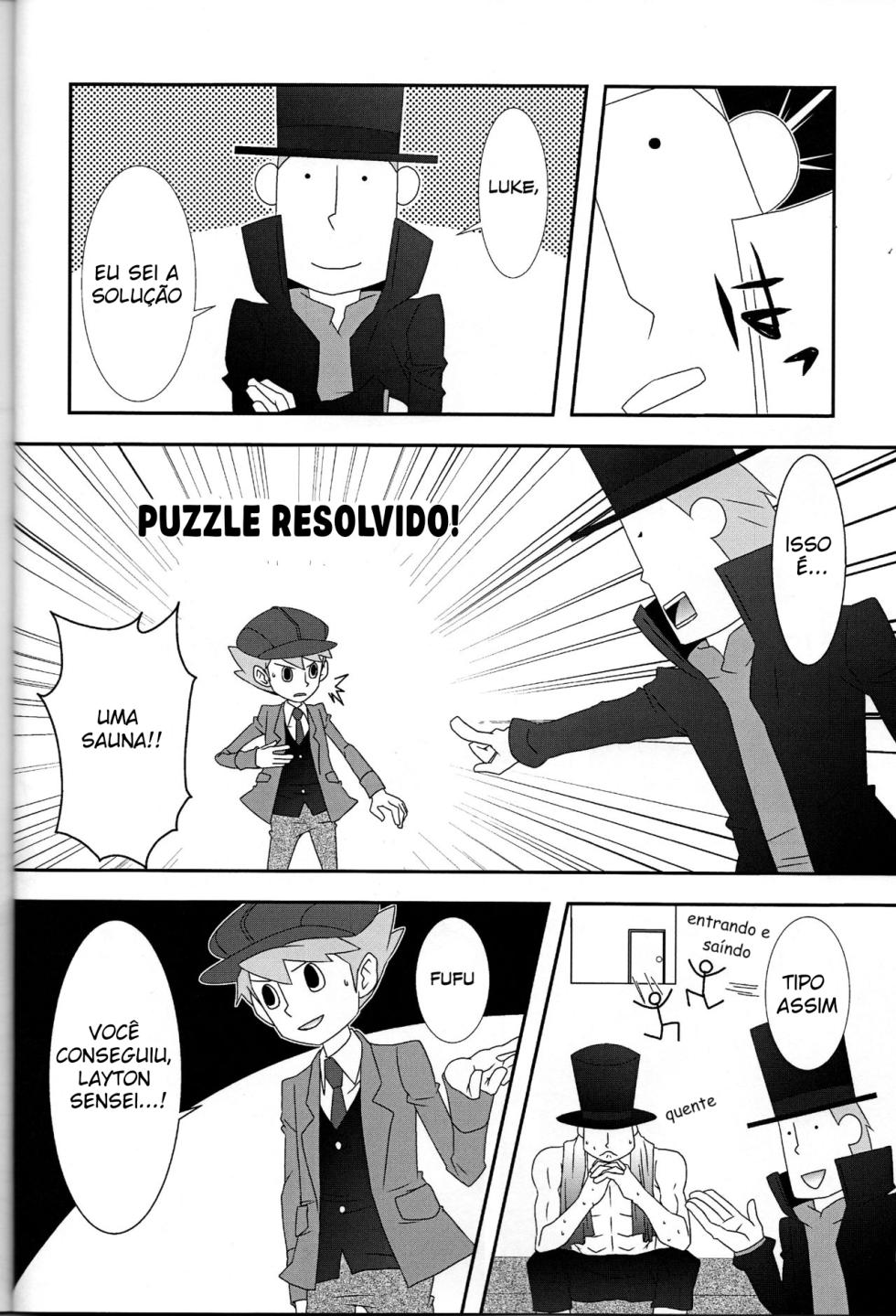 (C79) [Freeplay (Reina, Yashiyo)] Barairo Seishun Teidenki (Professor Layton) [Portuguese-BR] - Page 9