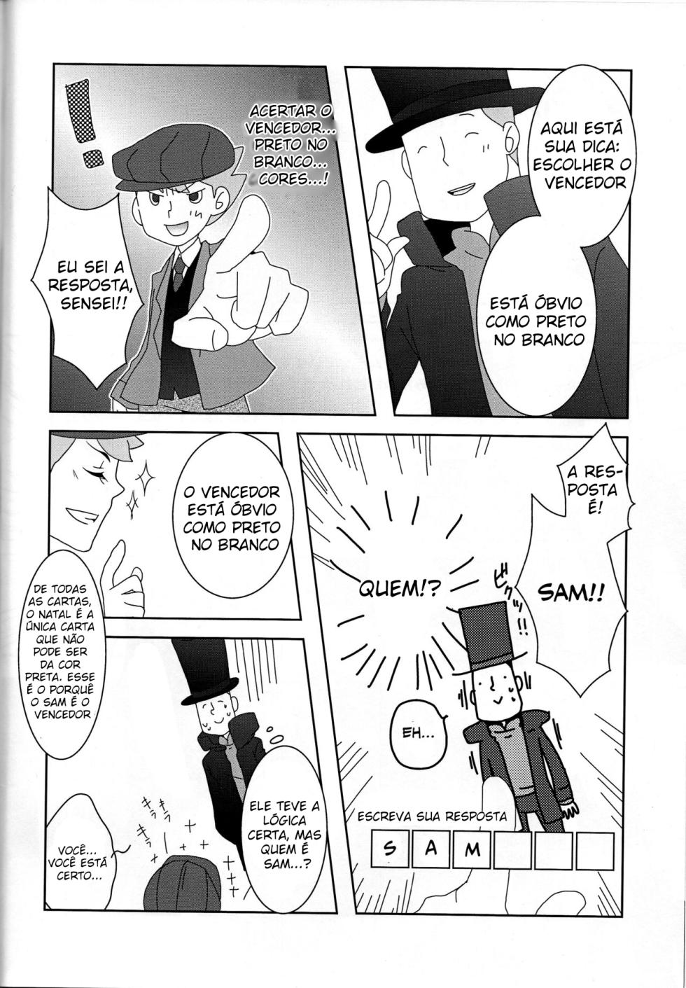 (C79) [Freeplay (Reina, Yashiyo)] Barairo Seishun Teidenki (Professor Layton) [Portuguese-BR] - Page 11