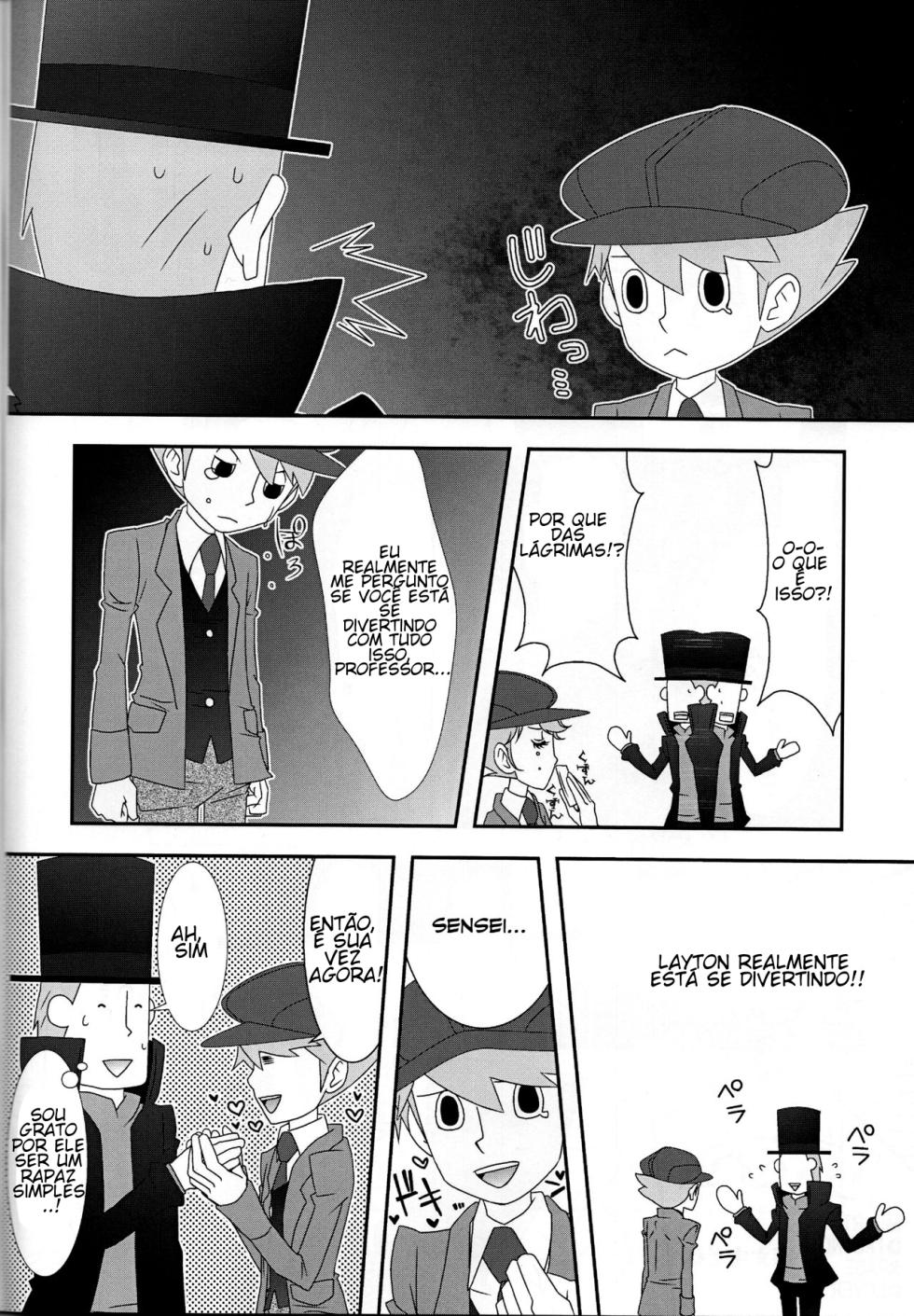 (C79) [Freeplay (Reina, Yashiyo)] Barairo Seishun Teidenki (Professor Layton) [Portuguese-BR] - Page 13