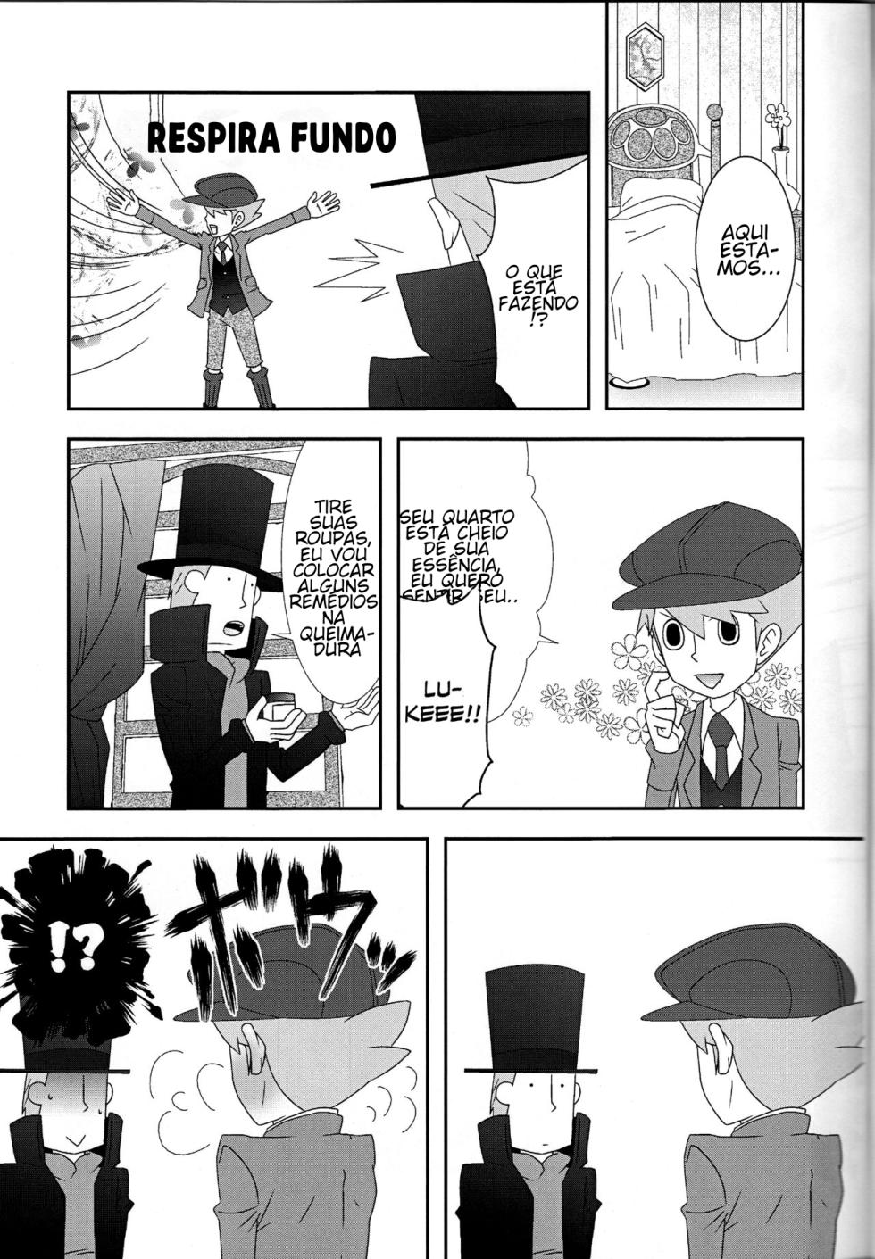 (C79) [Freeplay (Reina, Yashiyo)] Barairo Seishun Teidenki (Professor Layton) [Portuguese-BR] - Page 16