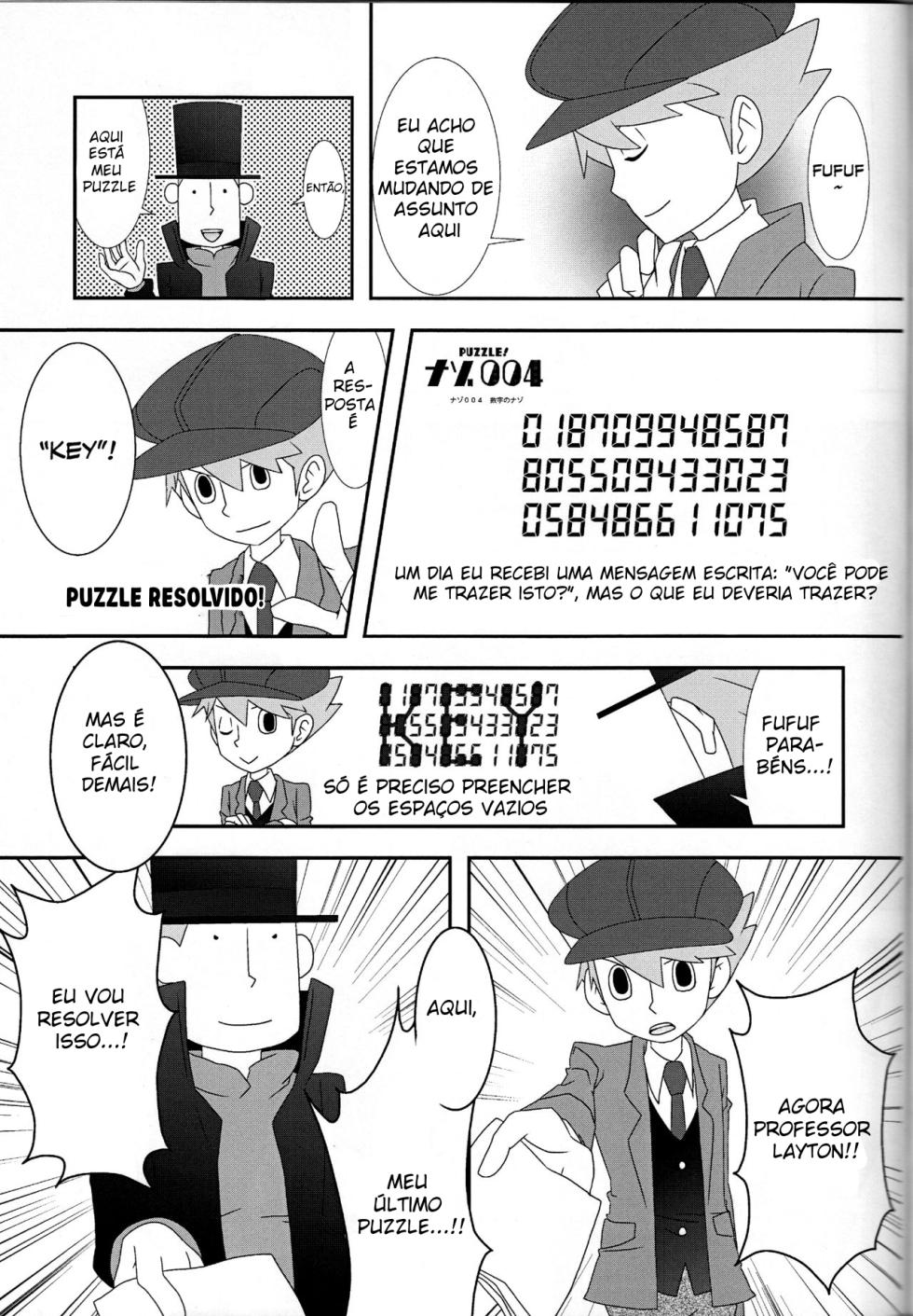 (C79) [Freeplay (Reina, Yashiyo)] Barairo Seishun Teidenki (Professor Layton) [Portuguese-BR] - Page 20