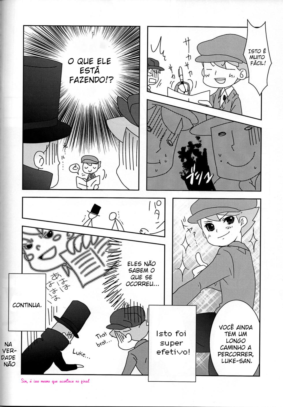 (C79) [Freeplay (Reina, Yashiyo)] Barairo Seishun Teidenki (Professor Layton) [Portuguese-BR] - Page 23