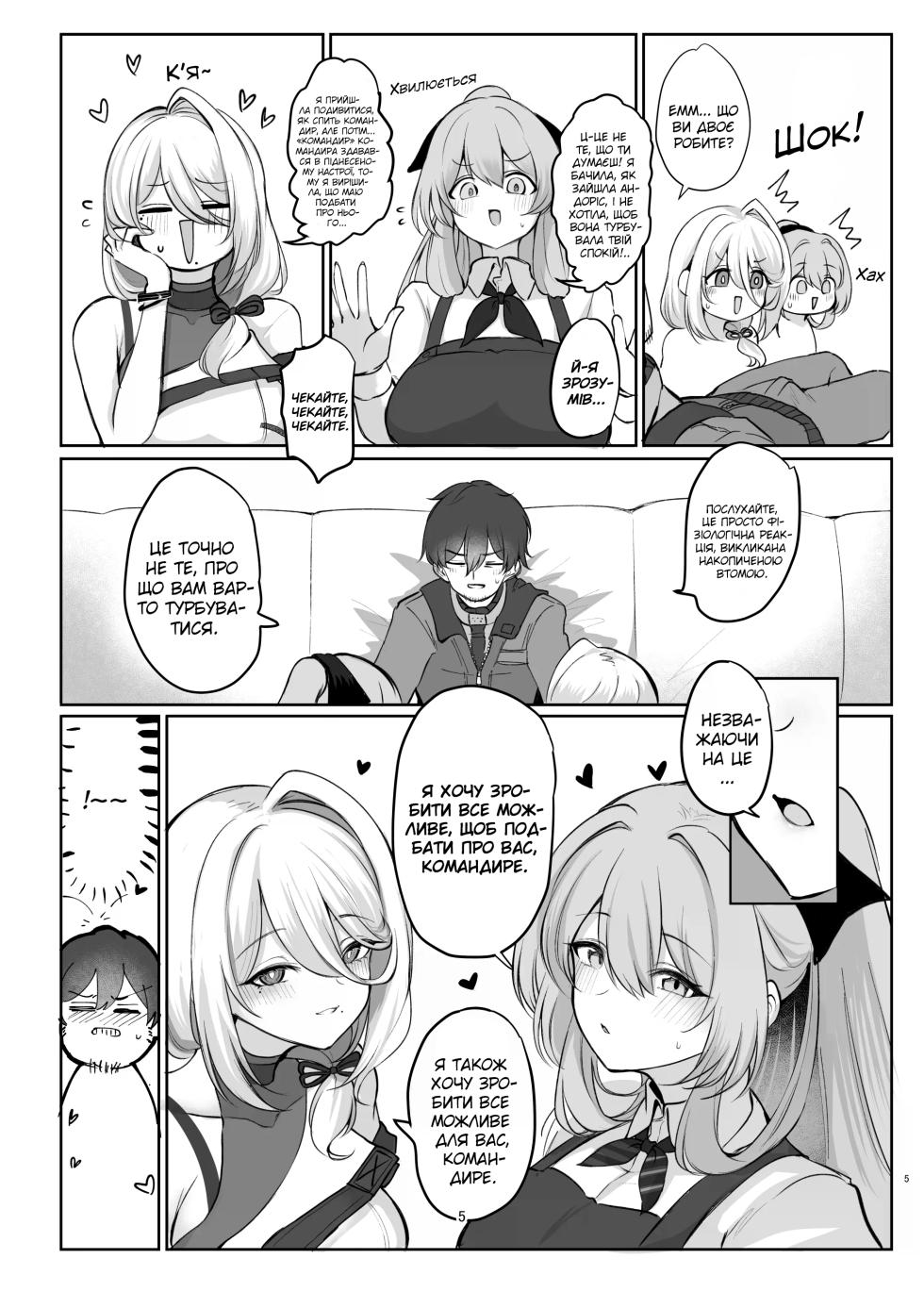 [Hello Girls! (10eki)] Amaama Ningyou | Солодкі лялечки (GIRLS' FRONTLINE 2: EXILIUM) [Ukrainian] [Digital] - Page 5