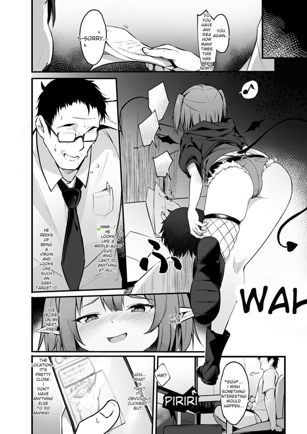 [Shinoya (Oshino)] Mesugaki Succubus ga Oji-san ni Wakaraserareru Hanashi [English] [MTL] [Digital] - Page 4