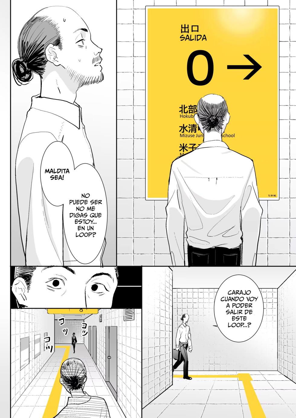 [Kokusan JK (Velzhe)] Ihen Deguch - The Exit Anomaly｜Ihen Deguch - La Anomalía de Salida (The Exit 8) [Spanish] [Me Banearon x P3NDEJ0] - Page 4