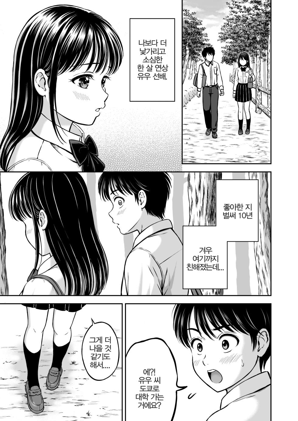 [Hanafuda Sakurano] Ikitai Senpai to Ikasetakunai Boku | 가고 싶은 선배와 보내고 싶지 않은 나 [Korean] - Page 4