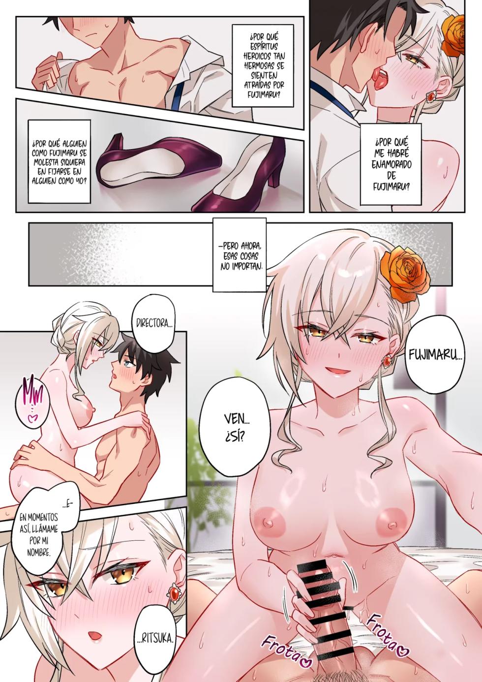 [Hanashima] Gudao x Olga Marie Shochou｜Gudao x Directora Olga Marie (Fate／Grand Order) [Spanish] [ToniRapsody] - Page 7