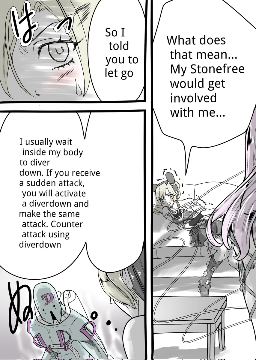 [A Umadzura.] (1)Anna Sui and Jo Lun's manga f(JoJo's Bizarre Adventure) - Page 7